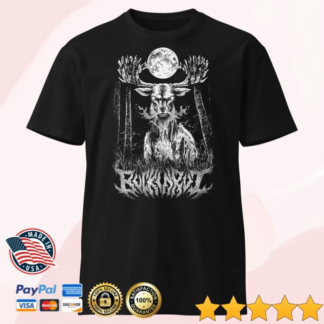 Official Metalhead Outdoors Merch Pagan's Stag Buck in Rut Men's Premium T-shirt