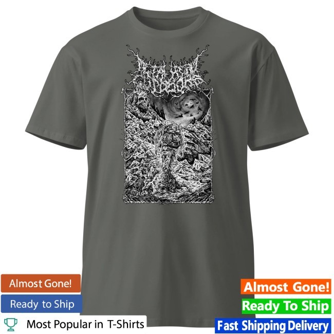 Official Metalhead Outdoors Merch Death's Ascent Men's Premium T-shirt Charcoal
