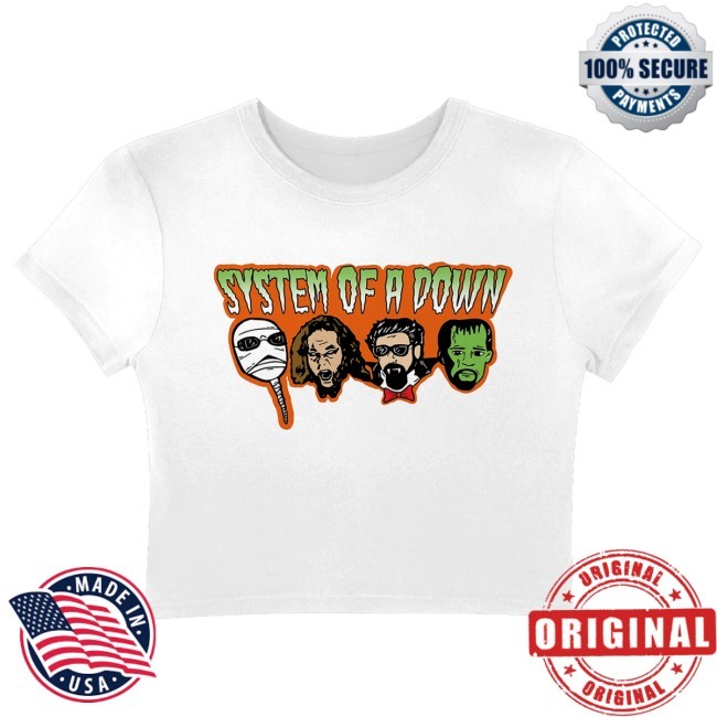 Official System of a Down Merch SOAD Monster Mash Women's Baby T-Shirt